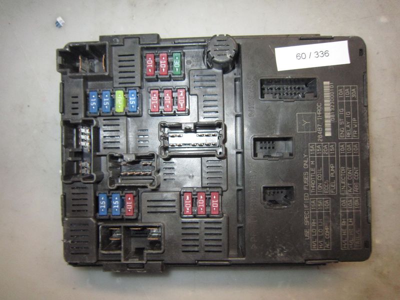60-336 Scatola Fusibili Nissan 284B7 1HROC 284B71HROC     NISSAN Benzina MICRA