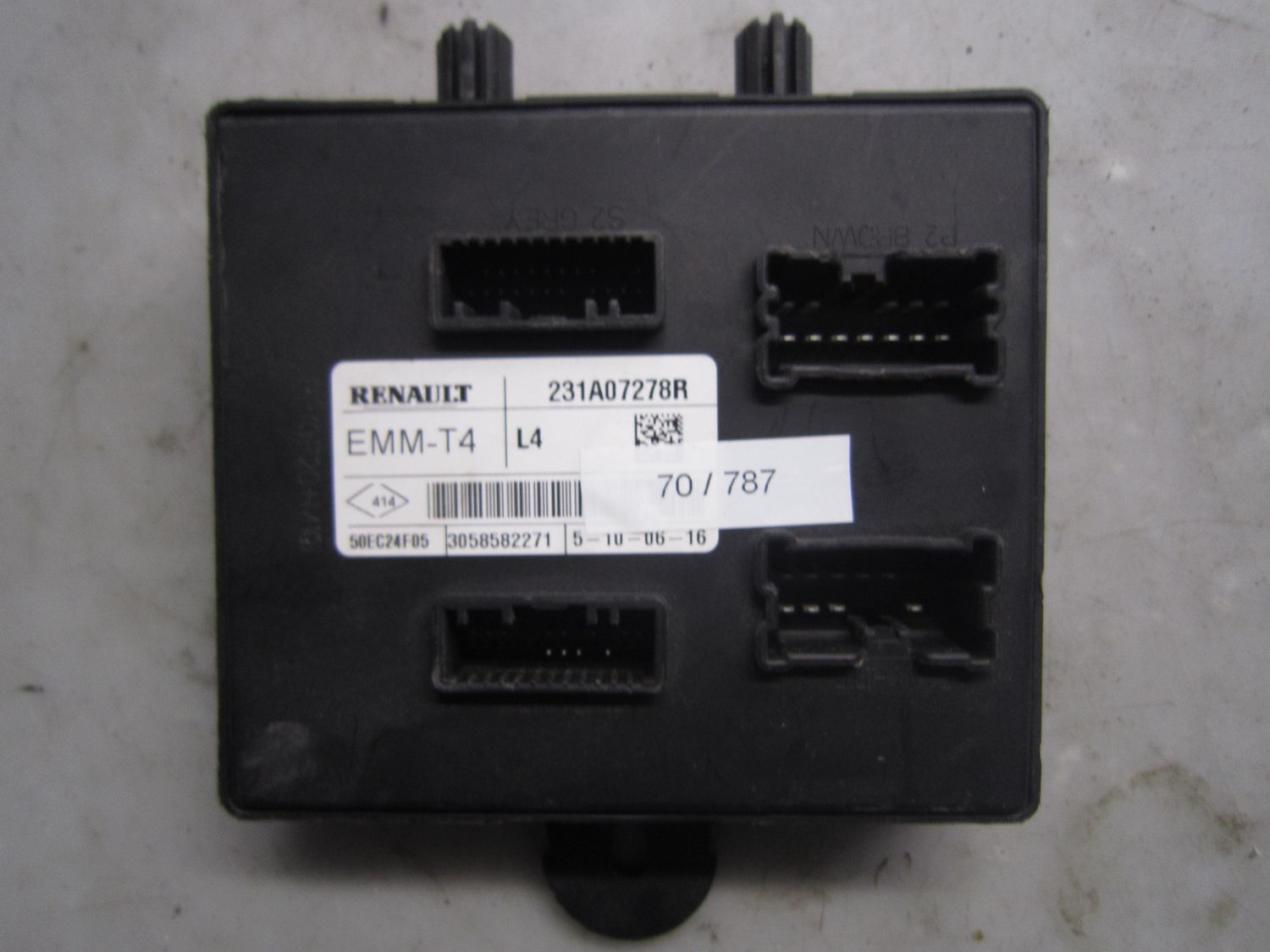 70-787 Modulo Controllo Bcm Renault EMM-T4 EMMT4 231A07278R L4   RENAULT  Varie