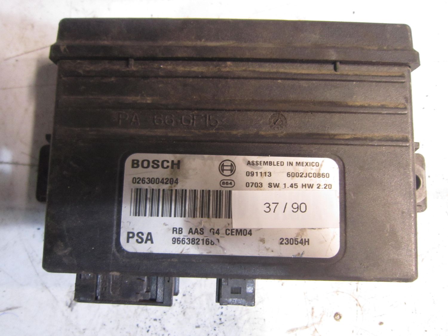 37-90 Centralina sensori parcheggio Bosch 9663821680 0263004204 CITROEN C 3 37-90 Centralina sensori parcheggio Bosch 9663821680 0263004204 CITROEN C 3