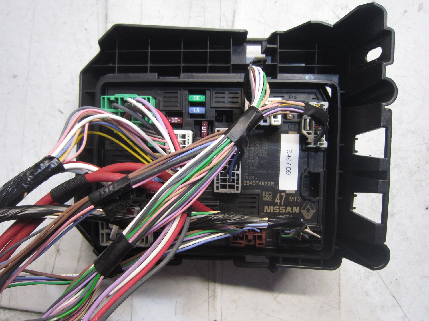 60-362 Scatola Fusibili Nissan 284B74633R       RENAULT  CLIO