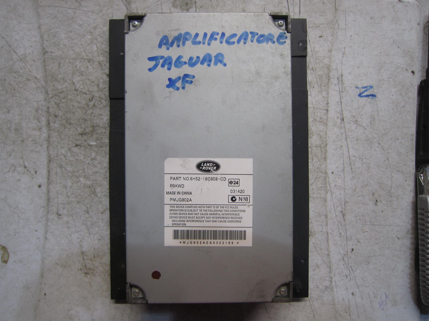 20-637 Amplificatore Audio Land Rover 6H52-18C808-CD 6H5218C808CD R9WKD PMJG802A   JAGUAR  XF