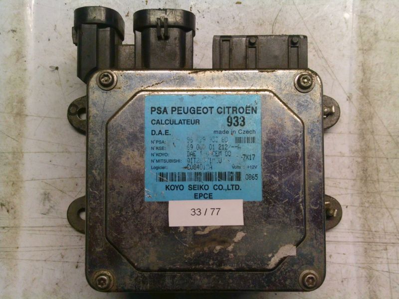 33-77 Centralina Servosterzo / Angolo Sterzata Koyo 96 629 933 80 9662993380 69 000 01 212 Q1T26371MZU G084012A  CITROEN  C2_C3
