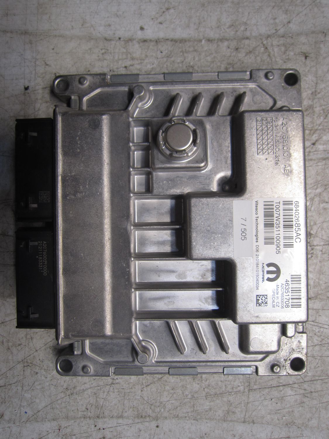 7-505 Centralina Motore Mopar 46351708   68402685AC A2C76533006 GPEC4LM A2C75810101 JEEP Elettrica / Benzina RENEGADE