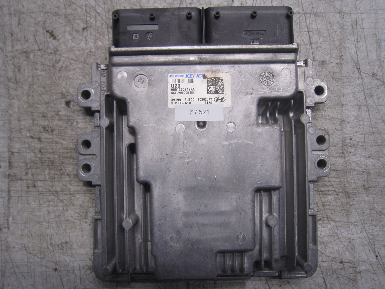 7-521 Centralina Motore Kefico 39199-2U600 391992U600 SIM2K-510 U23 9001230249KA KIA Diesel SPORTAGE 7-521 Centralina Motore Kefico 39199-2U600 391992U600 SIM2K-510 U23 9001230249KA KIA Diesel SPORTAGE