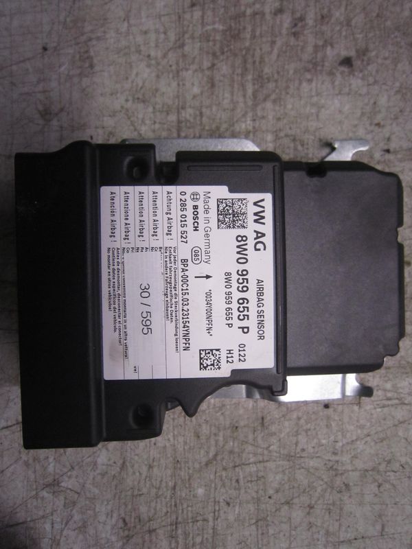 30-595 Centralina Airbag Bosch 0 285 015 527 0285015527 8W0 959 655 P H12   AUDI  A 4