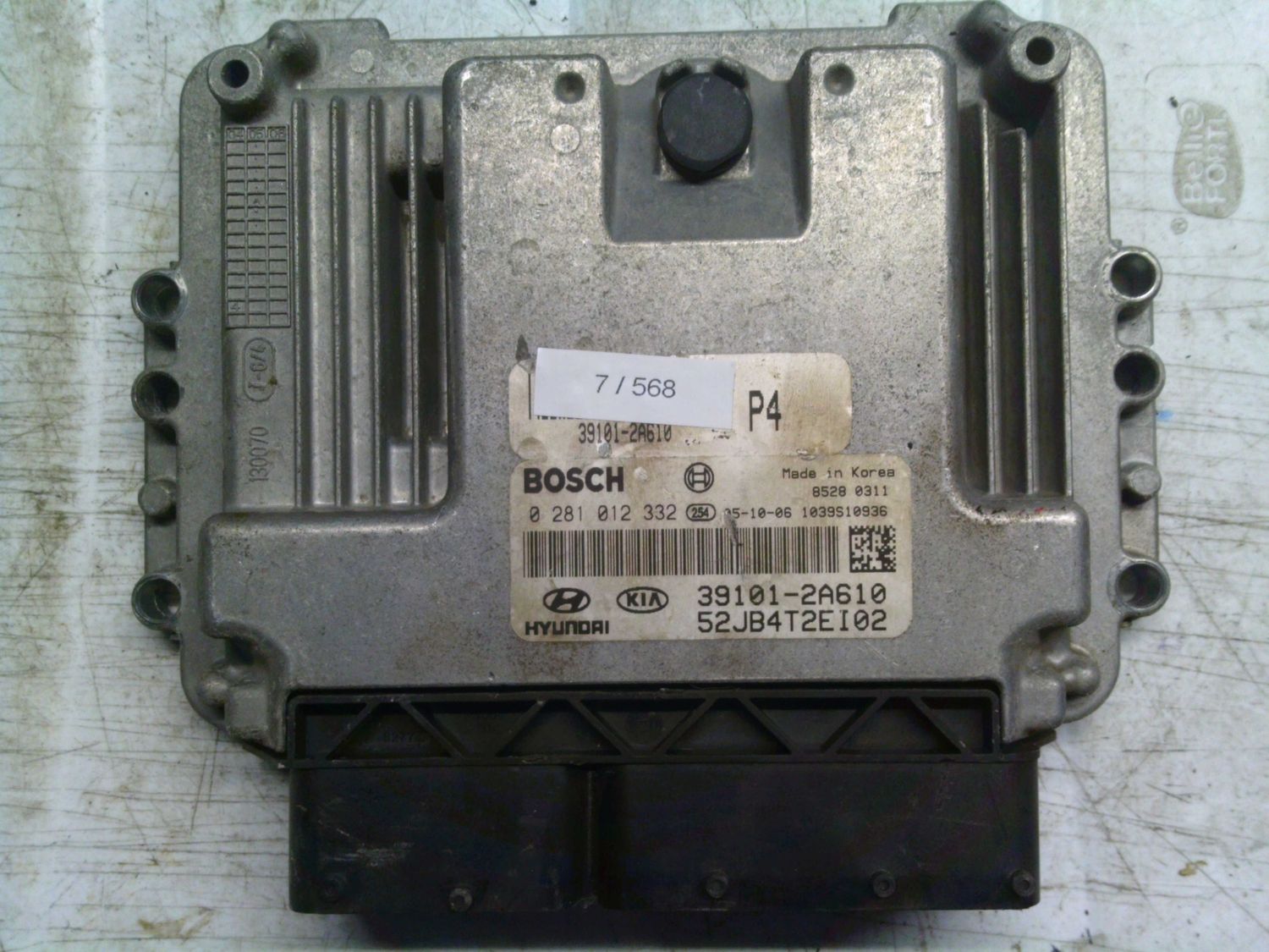 7-568 Centralina Motore Bosch 0 281 012 332 0281012332 39101-2A610 1039S10936 KIA Diesel RIO 7-568 Centralina Motore Bosch 0 281 012 332 0281012332 39101-2A610 1039S10936 KIA Diesel RIO
