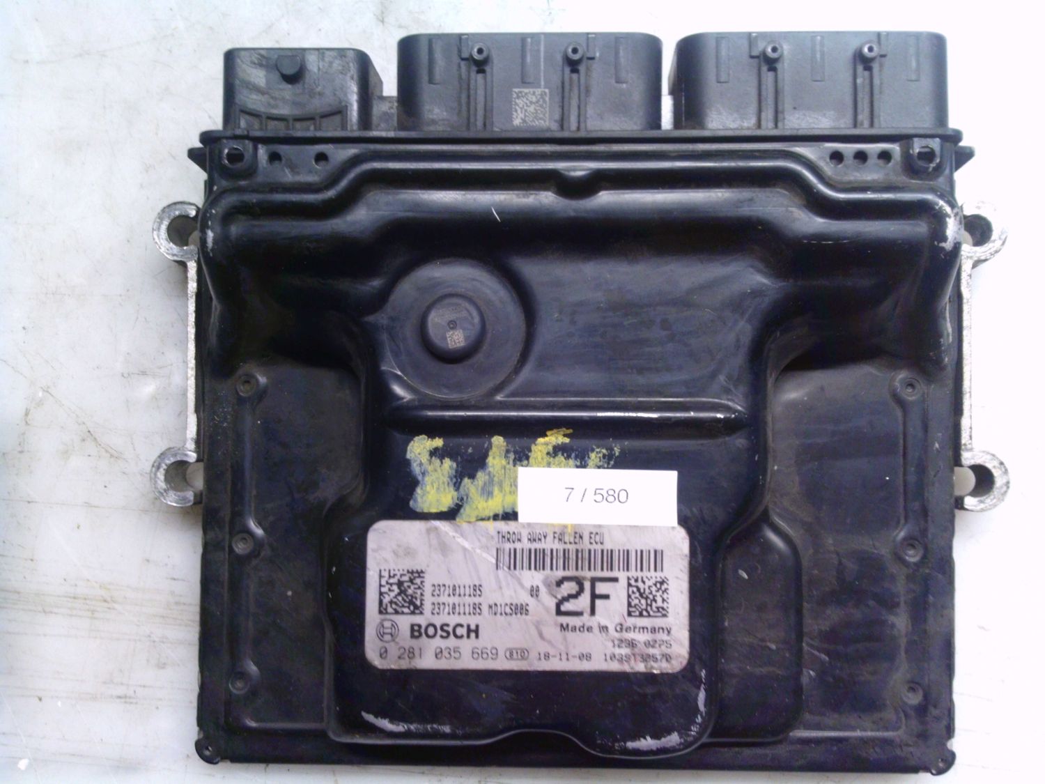 7-580 Centralina Motore Bosch 0 281 035 669 0281035669 237101118S 1039T32570 MD1CS006  NISSAN Diesel QASHQAI