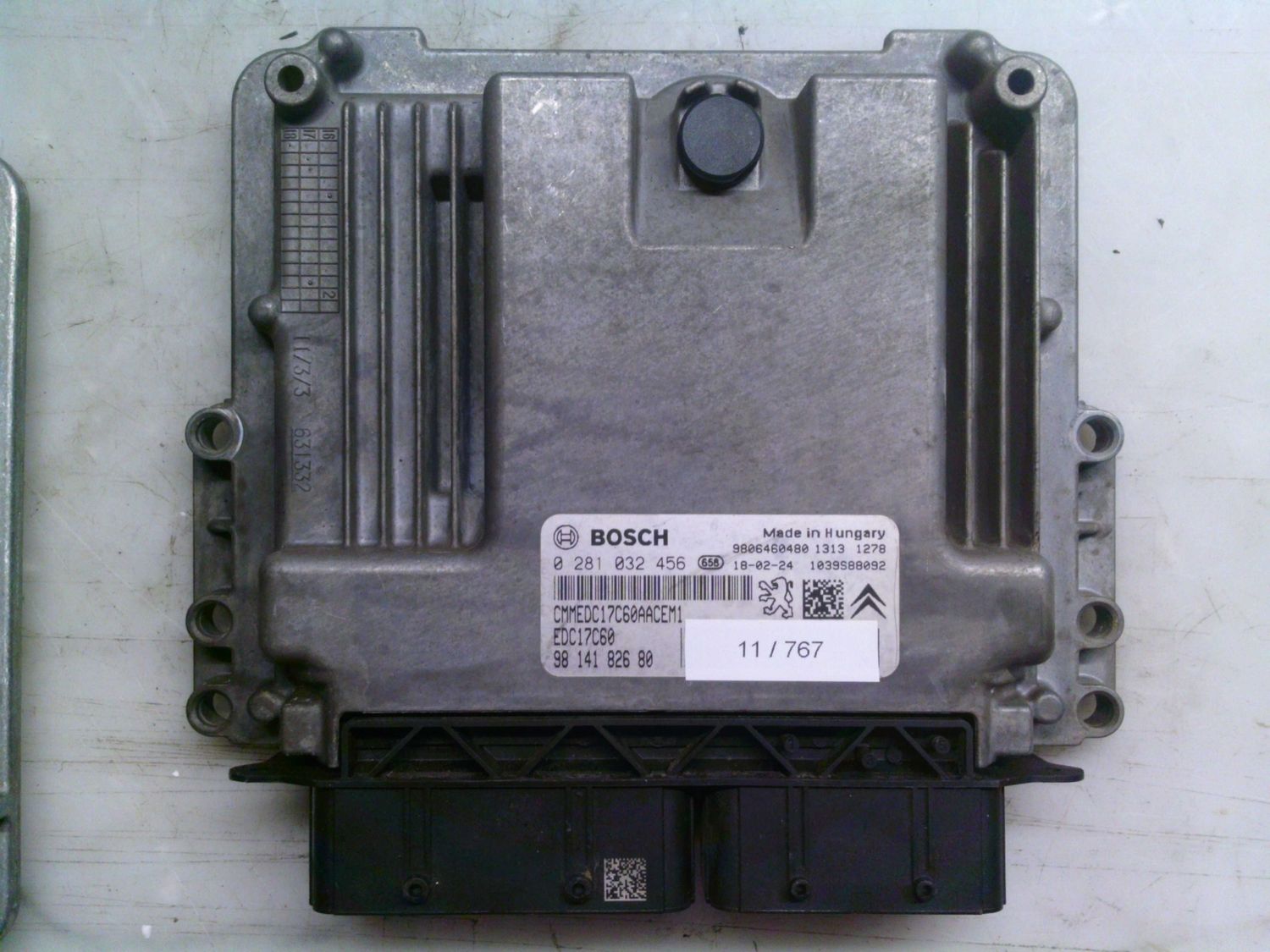 11-767 Centralina Motore Bosch 0 281 032 456 0281032456 98 141 826 80 1039S88092 EDC17C60  PEUGEOT Diesel 208