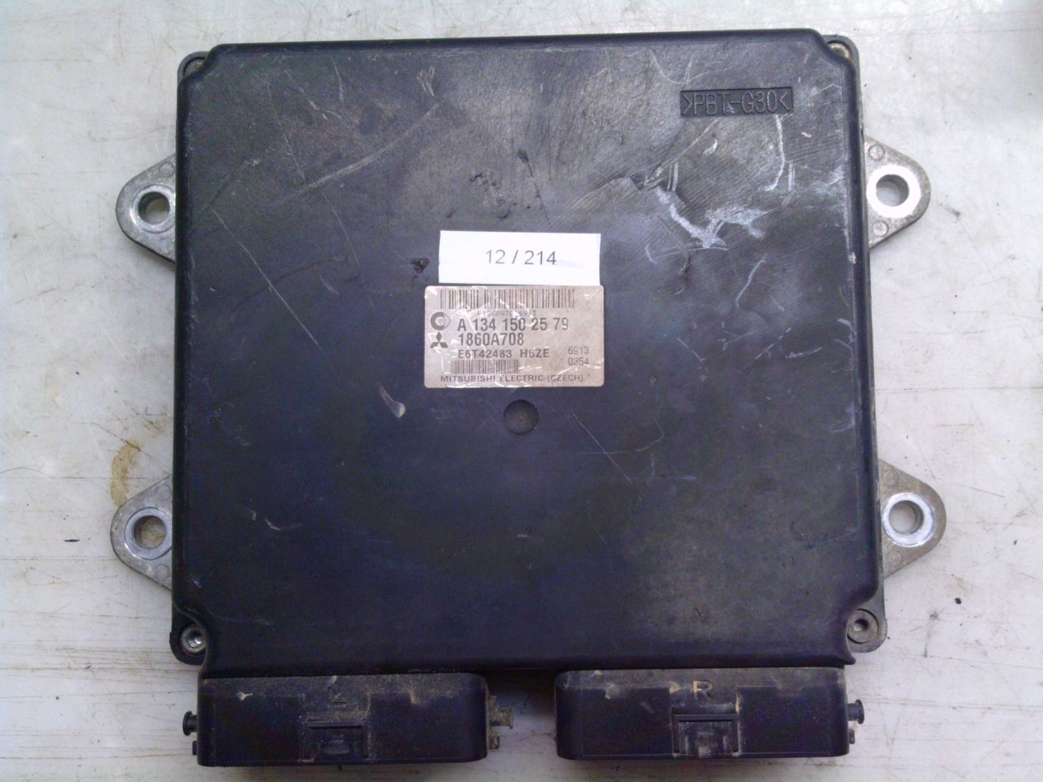 12-214 Centralina Motore Mitsubishi A 134 150 25 79 A1341502579 1860A708 E6T42483 H6ZE  SMART Benzina Forfour