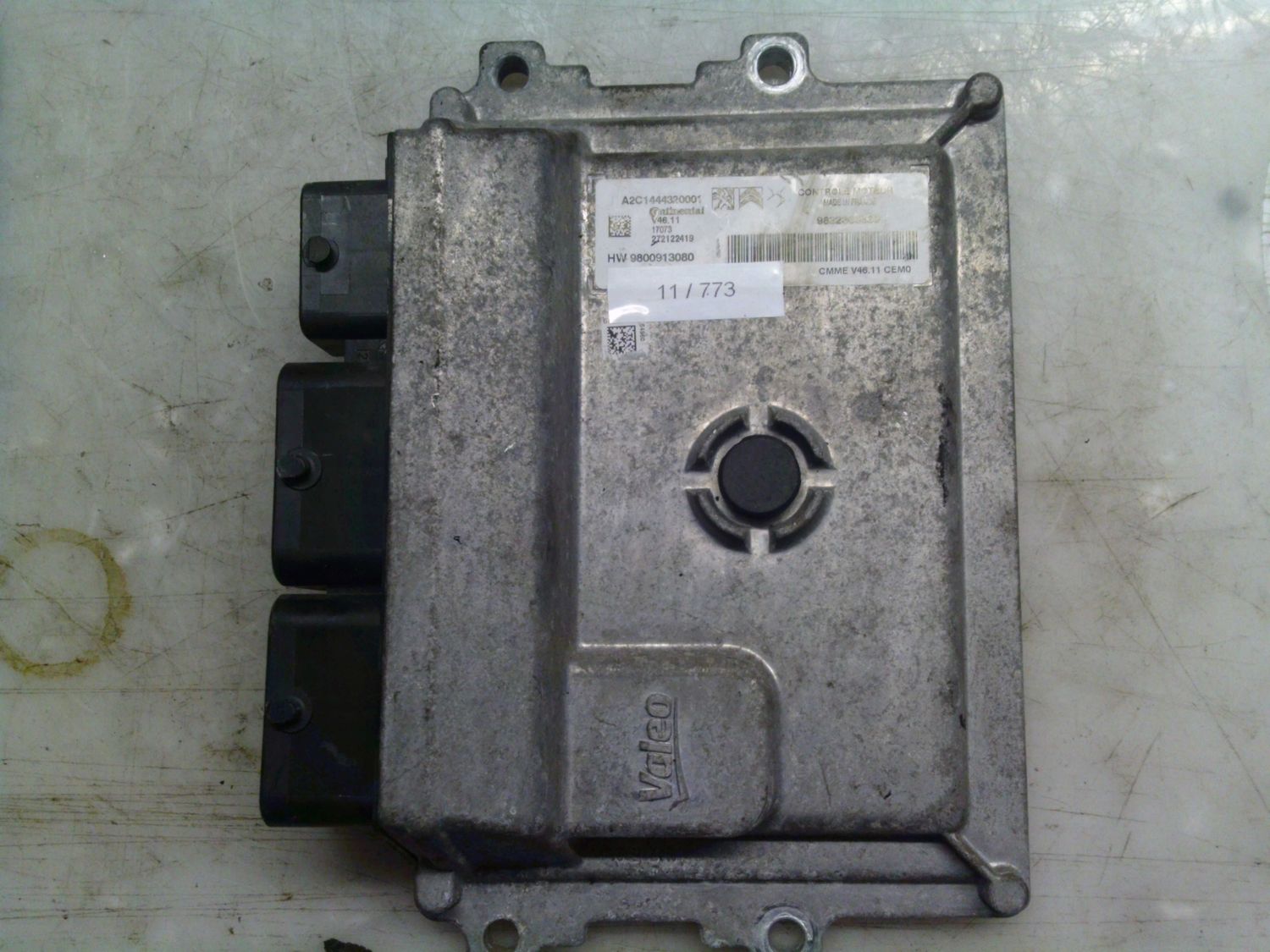 11-773 Centralina Motore Valeo 9822366680 9800913080 V46.11 A2C1444320001 CITROEN / PEUGEOT Benzina Varie 11-773 Centralina Motore Valeo 9822366680 9800913080 V46.11 A2C1444320001 CITROEN / PEUGEOT Benzina Varie