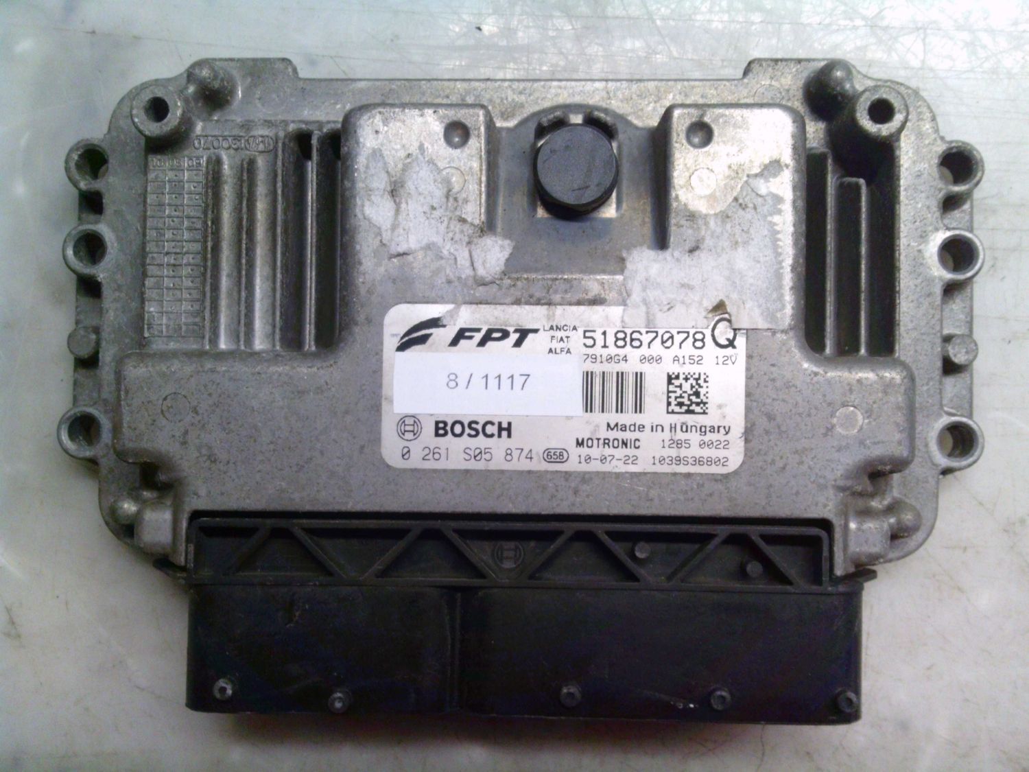 8-1117 Centralina Motore Bosch 0 261 S05 874 0261S05874 51867078 1039S36802   LANCIA Benzina DELTA