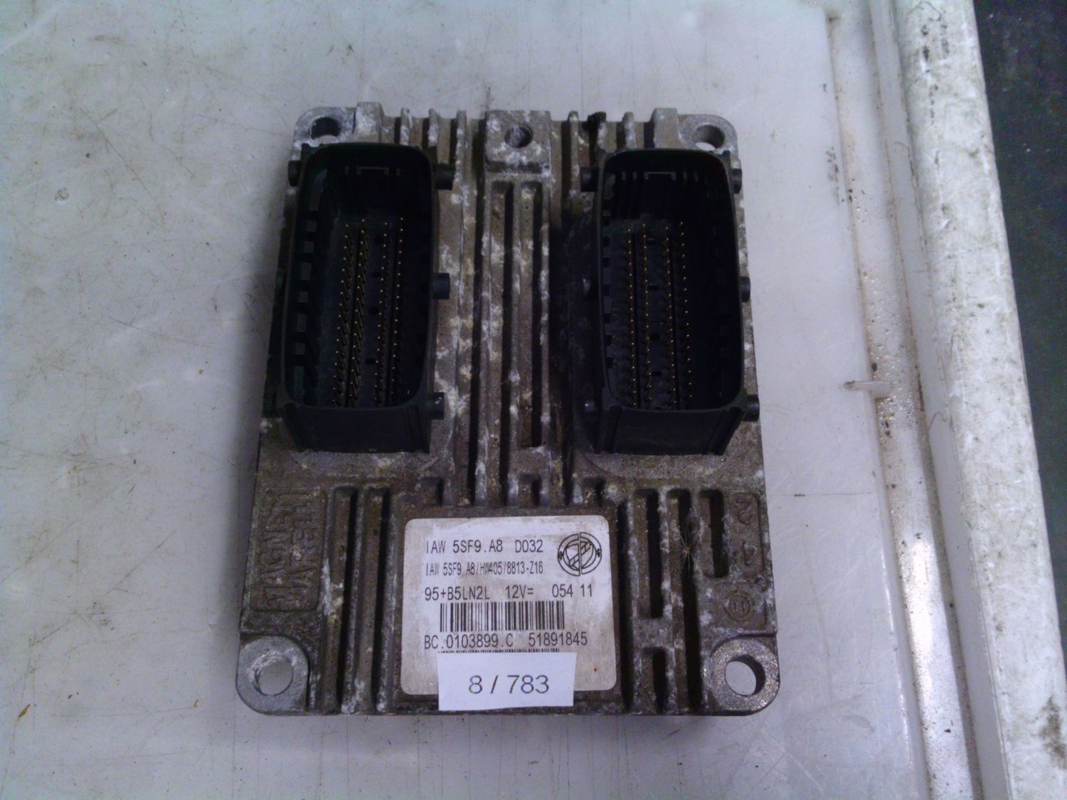 8-783 Centralina Motore Magneti Marelli IAW 5SF9.A8 IAW5SF9.A8  BC.0103899.C 51891845 HW405/8813-Z16 FIAT Benzina Punto