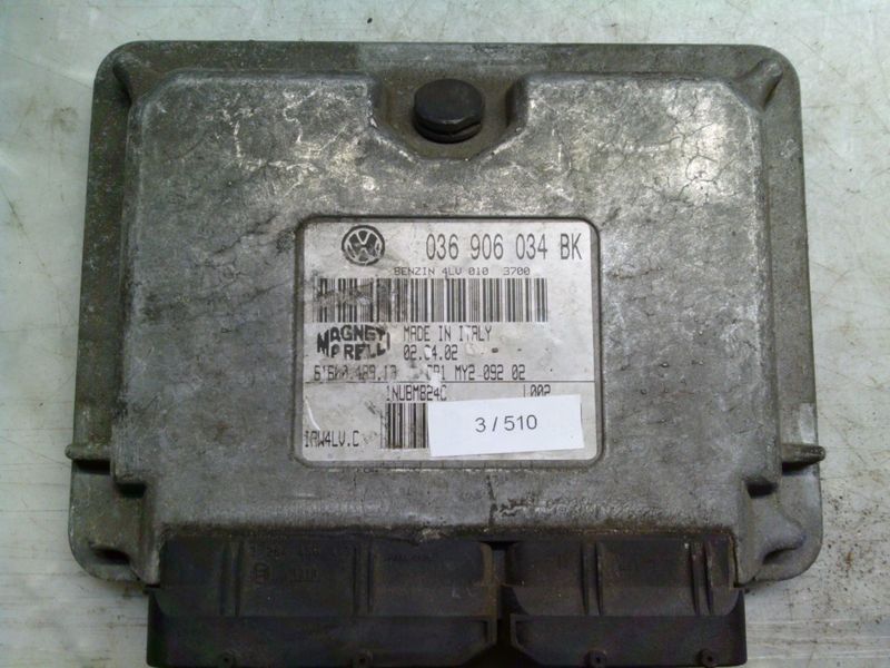 3-510 Centralina Motore Magneti Marelli IAW 4LV.C IAW4LV.C 61600.489.18  036 906 034 BK  SKODA Benzina FABIA