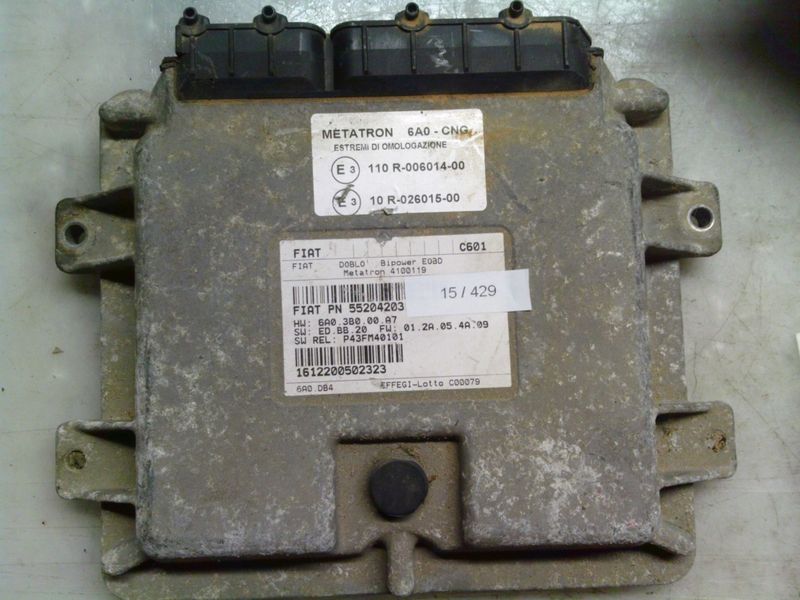 15-429 Centralina Gas Metano Metatron 55204203   10 R-026015-00 4100119 110 R-006014-00 P43FM40101 FIAT Benzina / Metano Doblo'