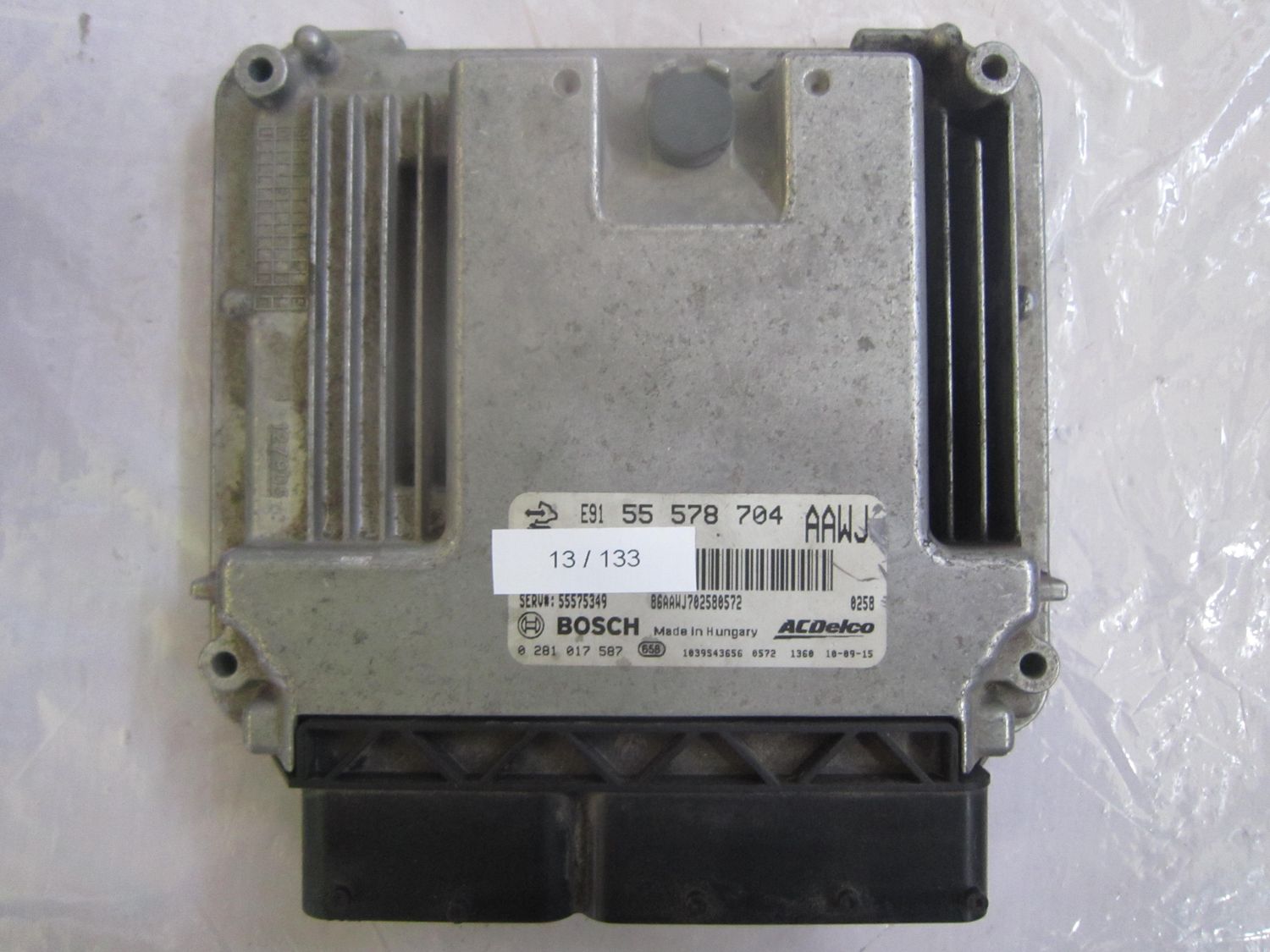 13-133 Centralina Motore Bosch 0 281 017 587 0281017587 55 578 704 1039S43656   OPEL Diesel Varie