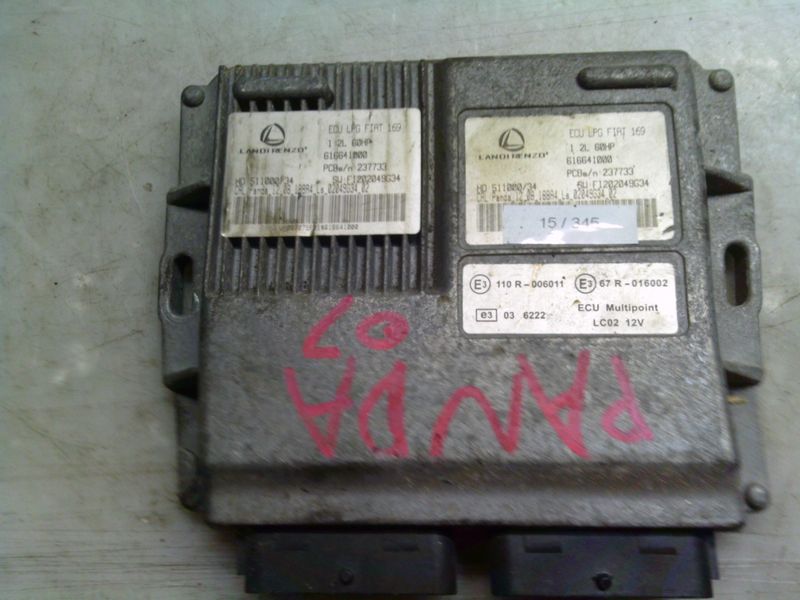 15-345 Centralina Gas Gpl Landi Renzo 616641000   ECU LPG FIAT 169 FI202045G34 67R-016002   FIAT Benzina / Gpl Panda