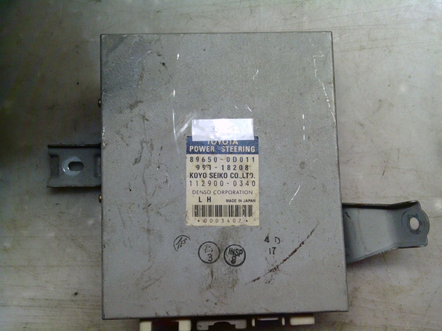 33-87 Centralina Servosterzo / Angolo Sterzata Toyota 89650-0D011 896500D011 991-18207 112900-0097   TOYOTA  Yaris