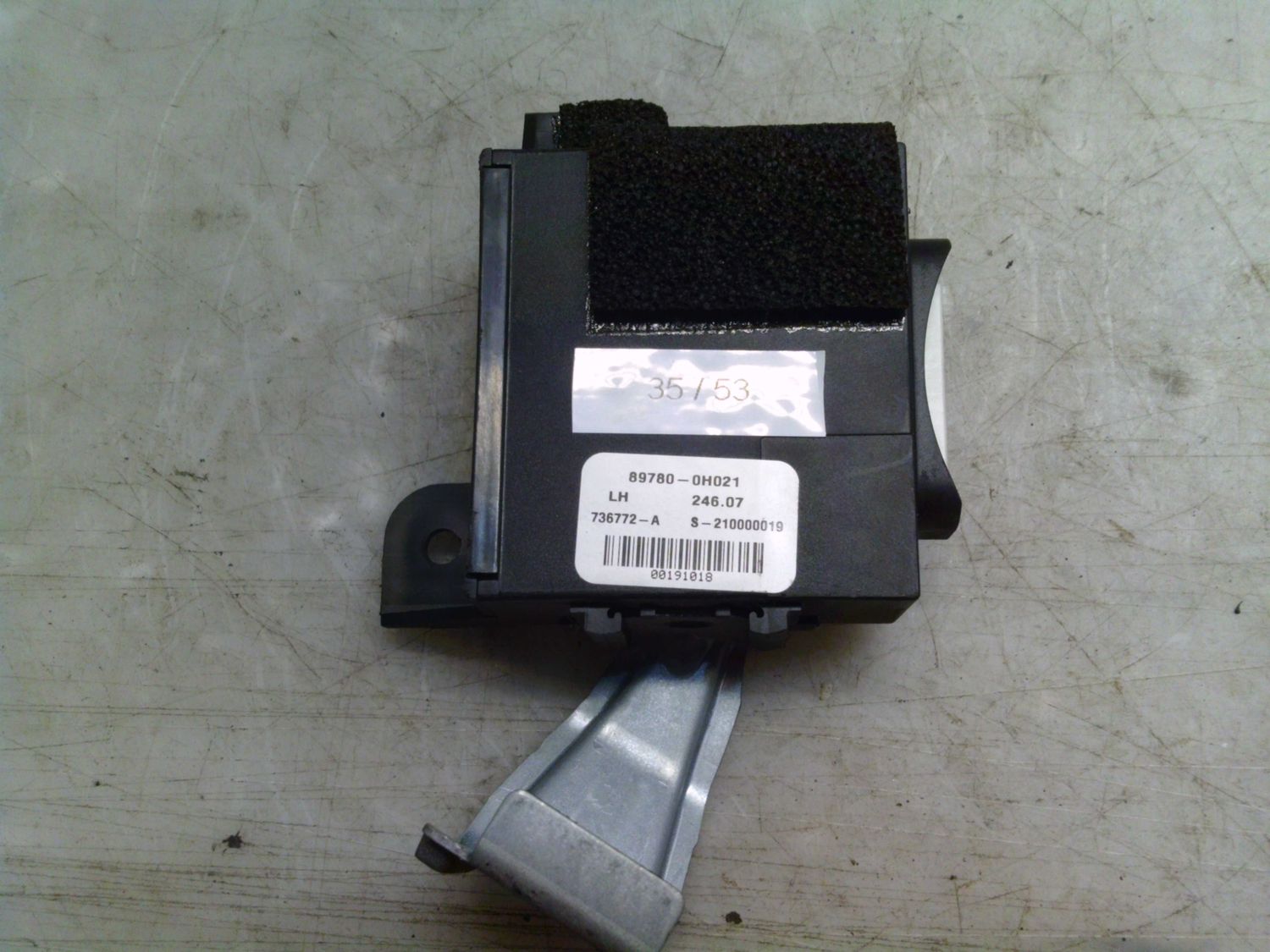 35-53 Centralina Immobilizer Valeo 89780-0H021 897800H021 736772-A    CITROEN  C 1