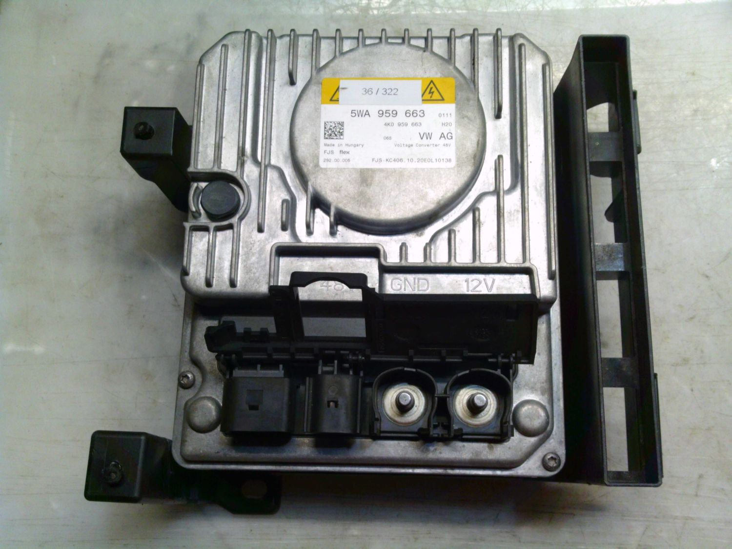 36-322 Convertitore Di Tensione Volkswagen 5WA 959 663 5WA959663 4K0 959 663    VOLKSWAGEN Benzina GOLF