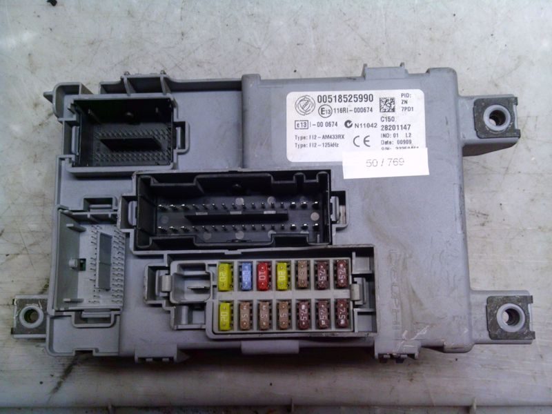 50-769 Body Computer Delphi 00518525990   28201147    ALFA ROMEO / FIAT / LANCIA Diesel Varie