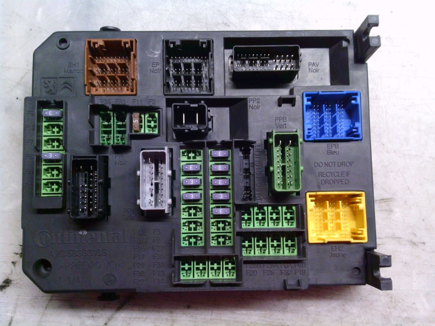 50-772 Body Computer Continental 9806887980 01 980688798001 BSI-Q04-01 A2C38848700   CITROEN / PEUGEOT Diesel VARIE
