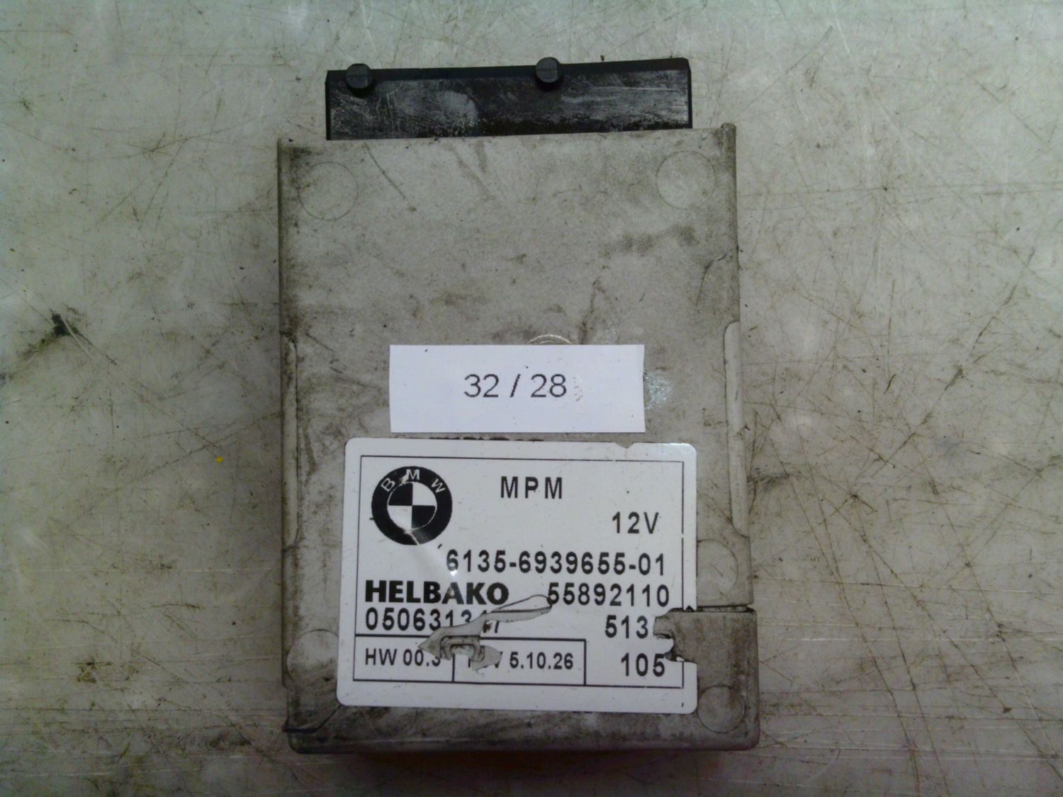 32-28 Centralina Pompa Alimentazione Helbako 6135-6939655-01 6135693965501 55892110 HW: 003 SW: 5.10.26  BMW Diesel Serie 1