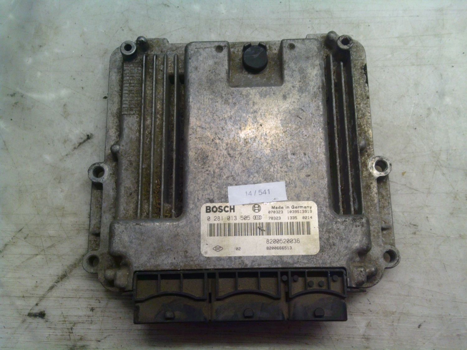 14-541 Centralina Motore Bosch 0 281 013 505 0281013505 8200520036 1039S13919 8200666513  RENAULT Diesel ESPACE