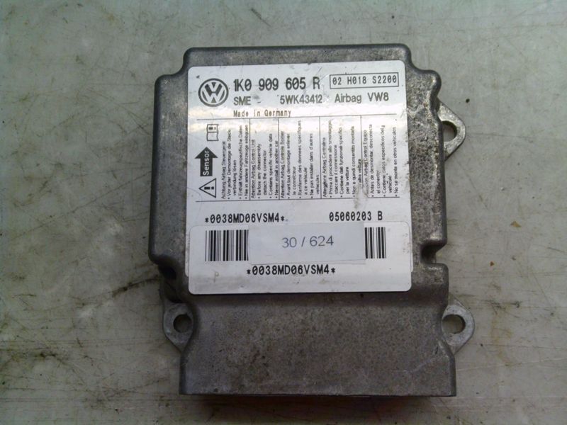 30-624 Centralina Airbag Sme 5WK43412   1K0 909 605 R    VOLKSWAGEN  Golf