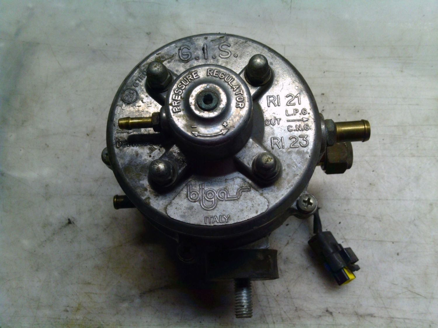 90-1573 Riduttore Di Pressione Gpl Bigas RI 23 RI23 110R-000005 RI 21  RI 23    Benzina / Gpl