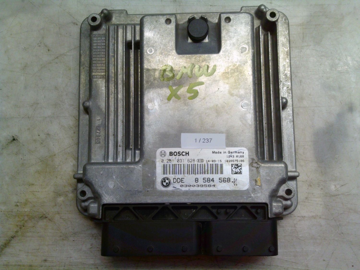 1-237 Centralina Motore Bosch 0 281 031 628 0281031628 8 584 568 1039S75186   BMW Diesel SERIE X