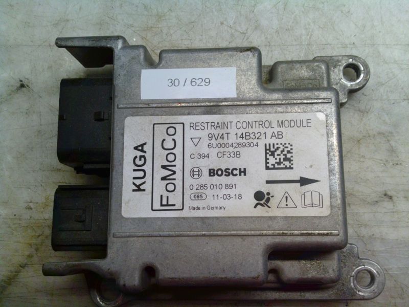30-629 Centralina Airbag Bosch 0 285 010 891 0285010891 9V4T 14B321 AB CF33B   FORD  KUGA