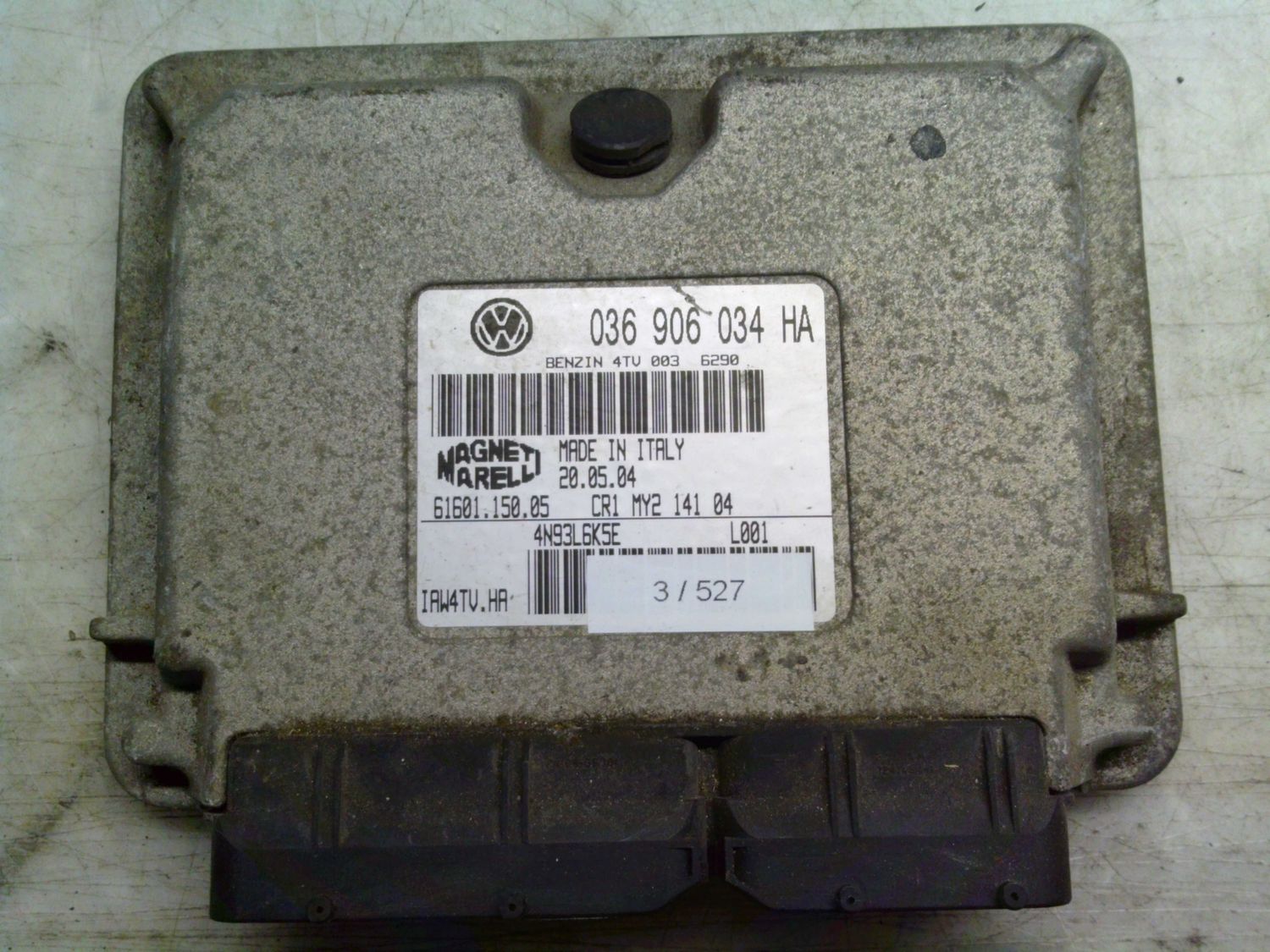 3-527 Centralina Motore Magneti Marelli IAW4TV.HA   036 906 034 HA 61601.150.05 CR1 MY2 141 04  Seat Benzina Ibiza