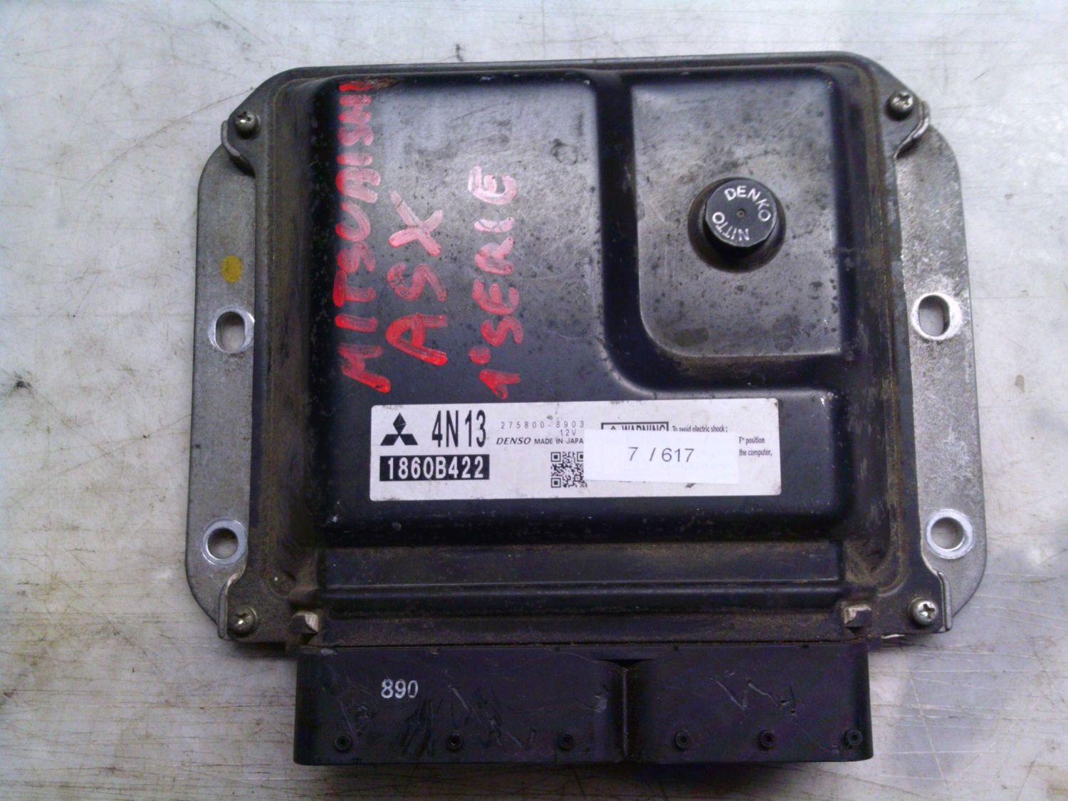 7-617 Centralina Motore Denso 275800-8903 2758008903 1860B422 4N13   MITSUBISHI Diesel ASX