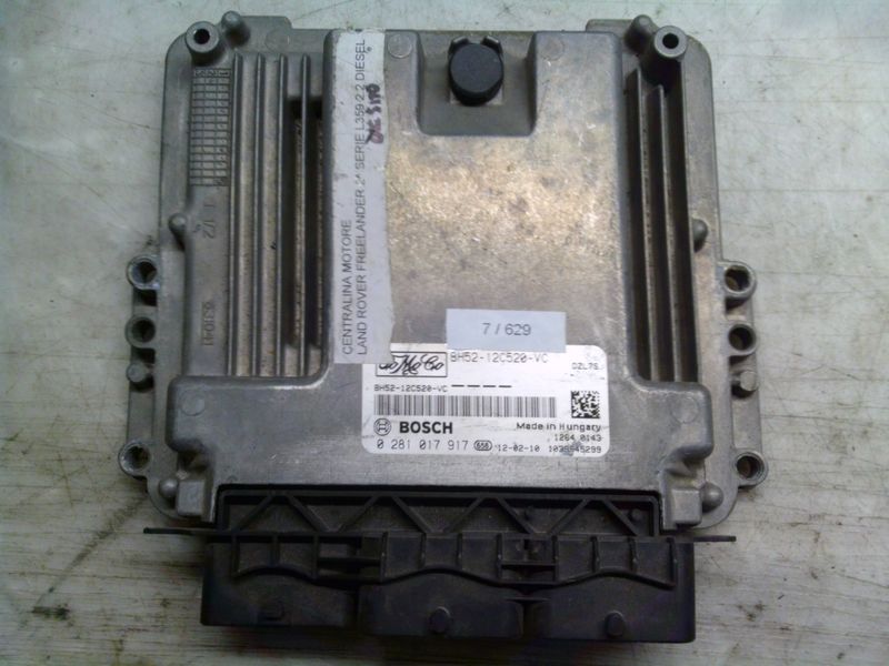 7-629 Centralina Motore Bosch 0 281 017 917 0281017917 BH52-12C520-VC 1039S45299 DZL7S  LAND ROVER Diesel FREELANDER