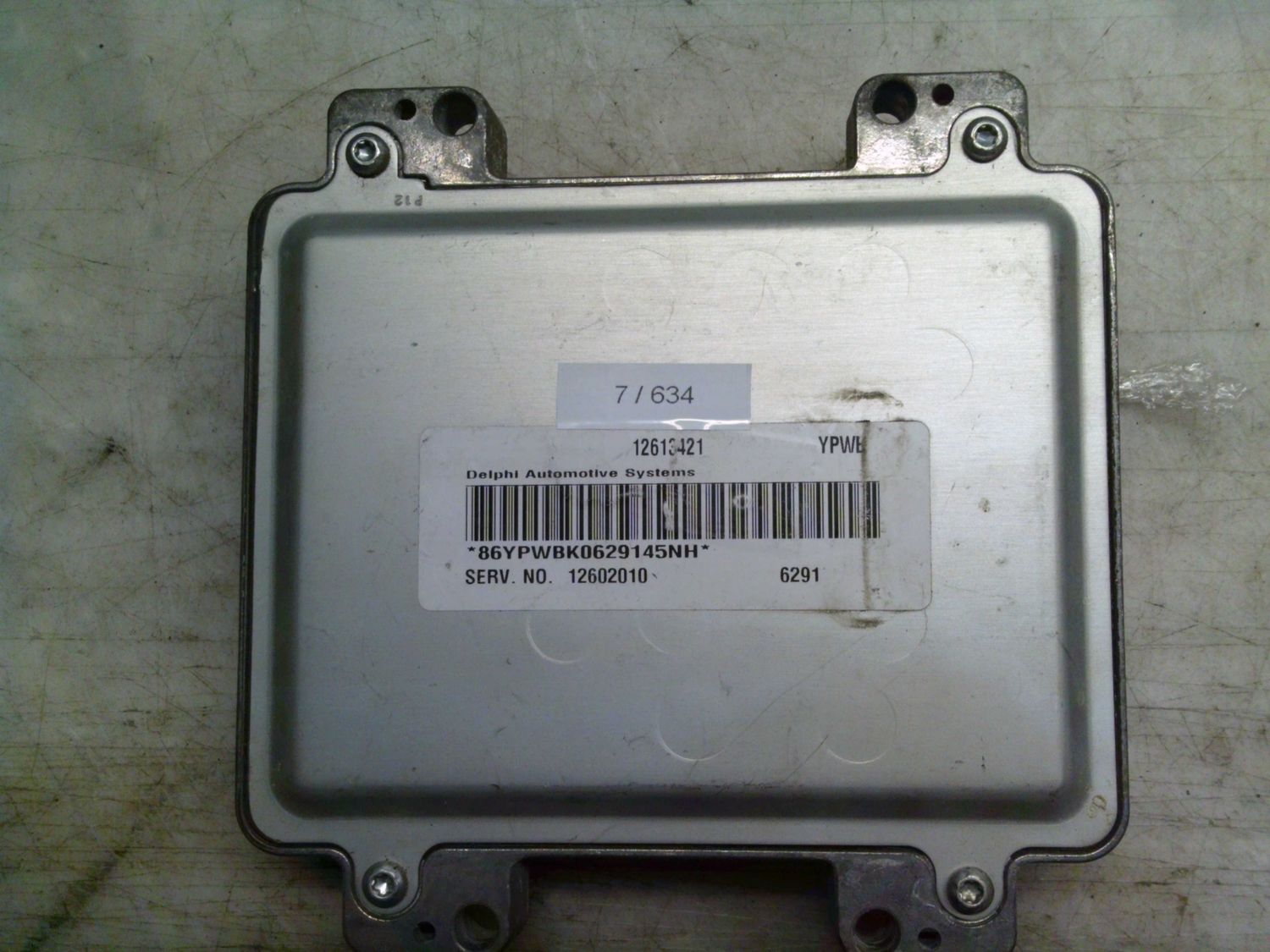 7-634 Centralina Motore Delphi 12613421 12602010 YPWE CHEVROLET Benzina TRAILBLAZER 7-634 Centralina Motore Delphi 12613421 12602010 YPWE CHEVROLET Benzina TRAILBLAZER