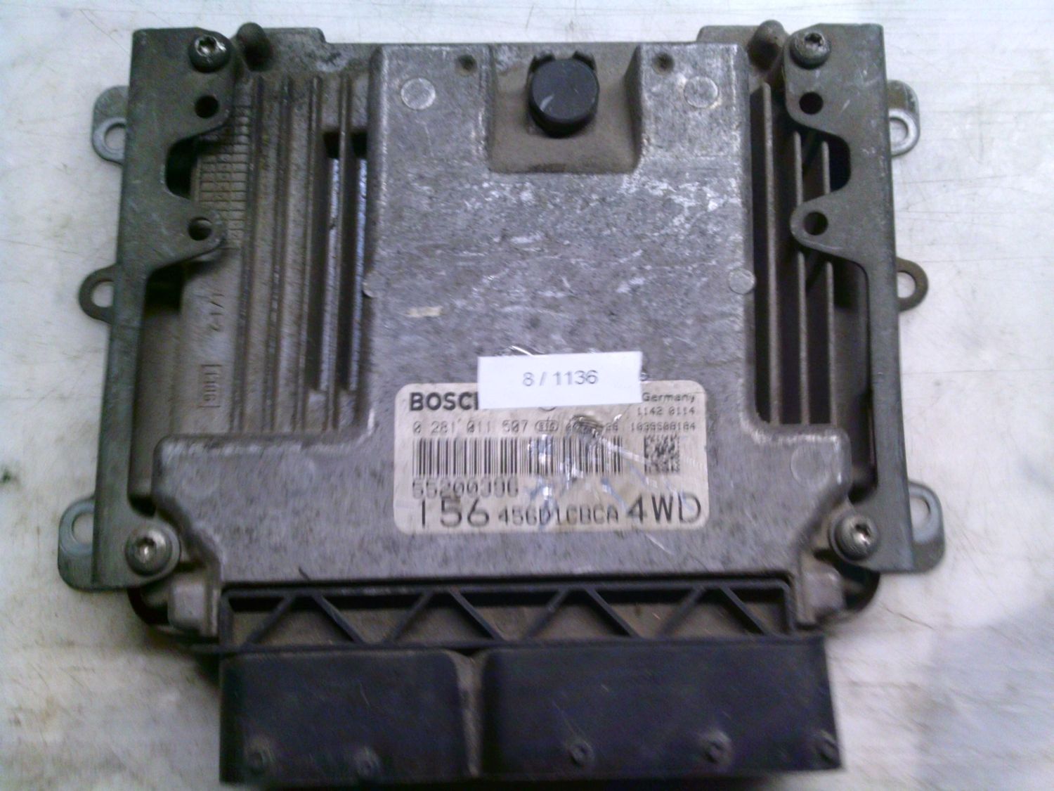 8-1136 Centralina Motore Bosch 0 281 011 507 0281011507 55200396 1039S08184 156 456D1CBCA 4WD ALFA ROMEO / FIAT / LANCIA Diesel 159 8-1136 Centralina Motore Bosch 0 281 011 507 0281011507 55200396 1039S08184 156 456D1CBCA 4WD ALFA ROMEO / FIAT / LANCIA Diesel 159