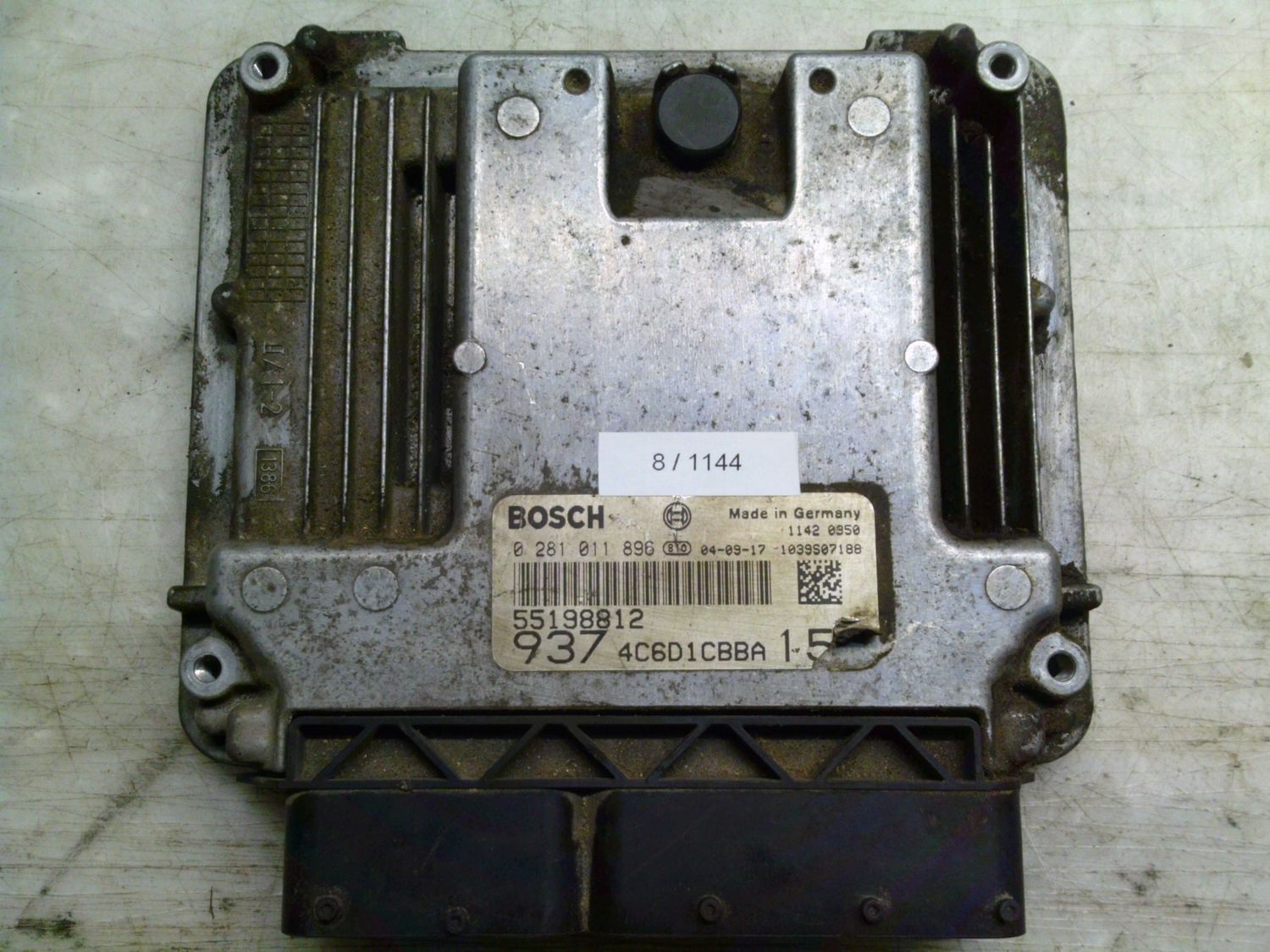 8-1144 Centralina Motore Bosch 0 281 011 896 0281011896 55198812 1039S07188 937 4C6D1CBBA 150 ALFA ROMEO / FIAT / LANCIA Diesel 147 8-1144 Centralina Motore Bosch 0 281 011 896 0281011896 55198812 1039S07188 937 4C6D1CBBA 150 ALFA ROMEO / FIAT / LANCIA Diesel 147