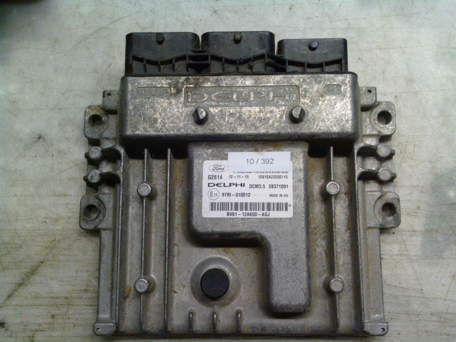 10-392 Centralina Motore Delphi 28371091 BV61-12A650-AGJ DCM3.5 FORD Diesel FOCUS 10-392 Centralina Motore Delphi 28371091 BV61-12A650-AGJ DCM3.5 FORD Diesel FOCUS