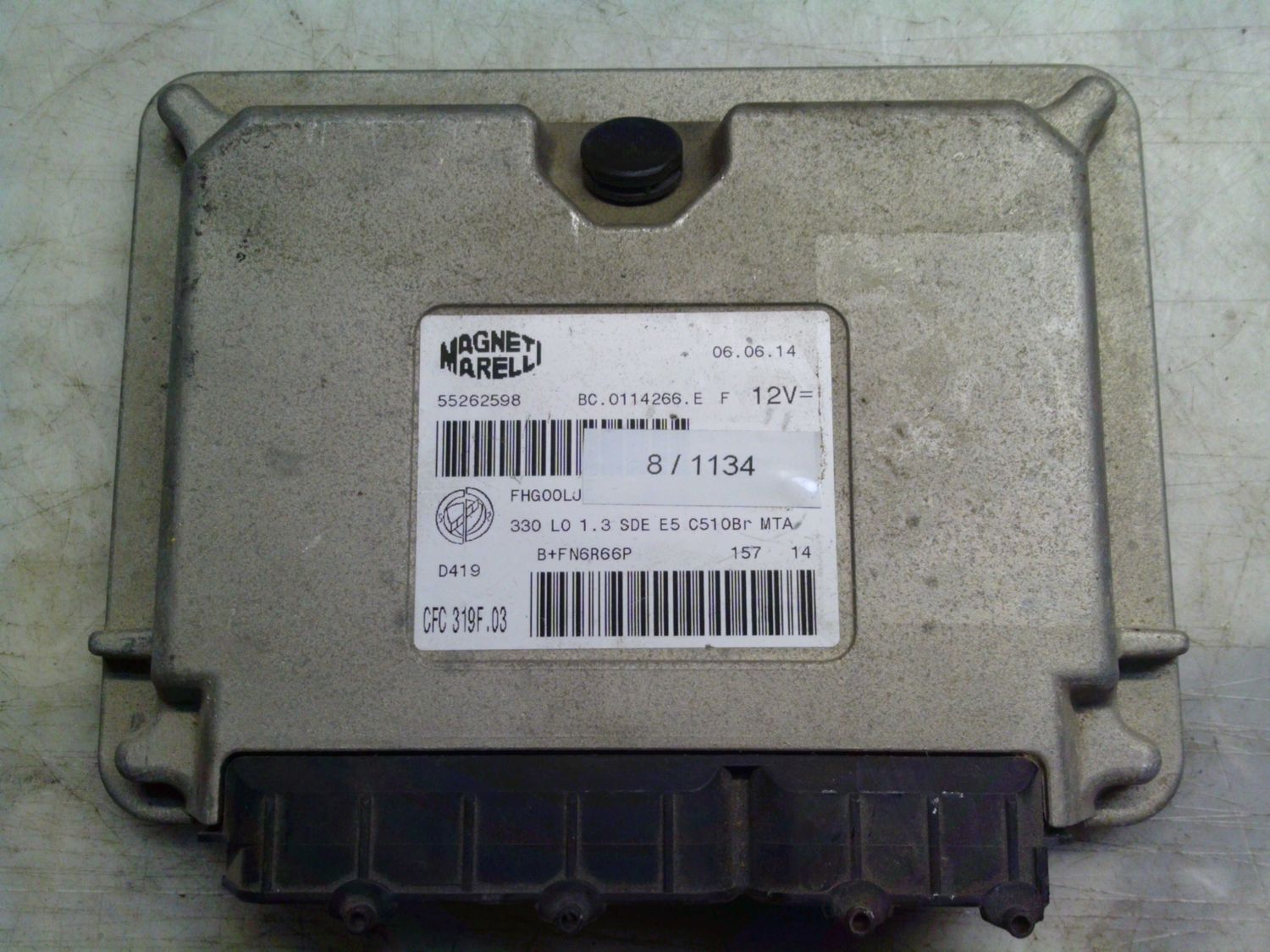 8-1134 Centralina Cambio Automatico Magneti Marelli 55262598 CFC 319F.03 BC.0114266.E Alfa Romeo / Fiat / Lancia 500 8-1134 Centralina Cambio Automatico Magneti Marelli 55262598 CFC 319F.03 BC.0114266.E Alfa Romeo / Fiat / Lancia 500