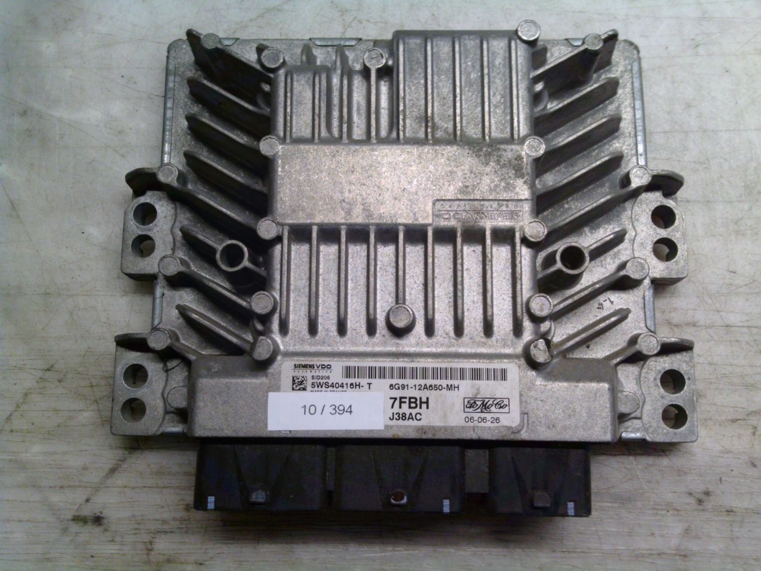 10-394 Centralina Motore Siemens 5WS40416H-T 5WS40416HT   6G91-12A650-MH SID 206 7FBH-J34AC Ford Diesel Varie