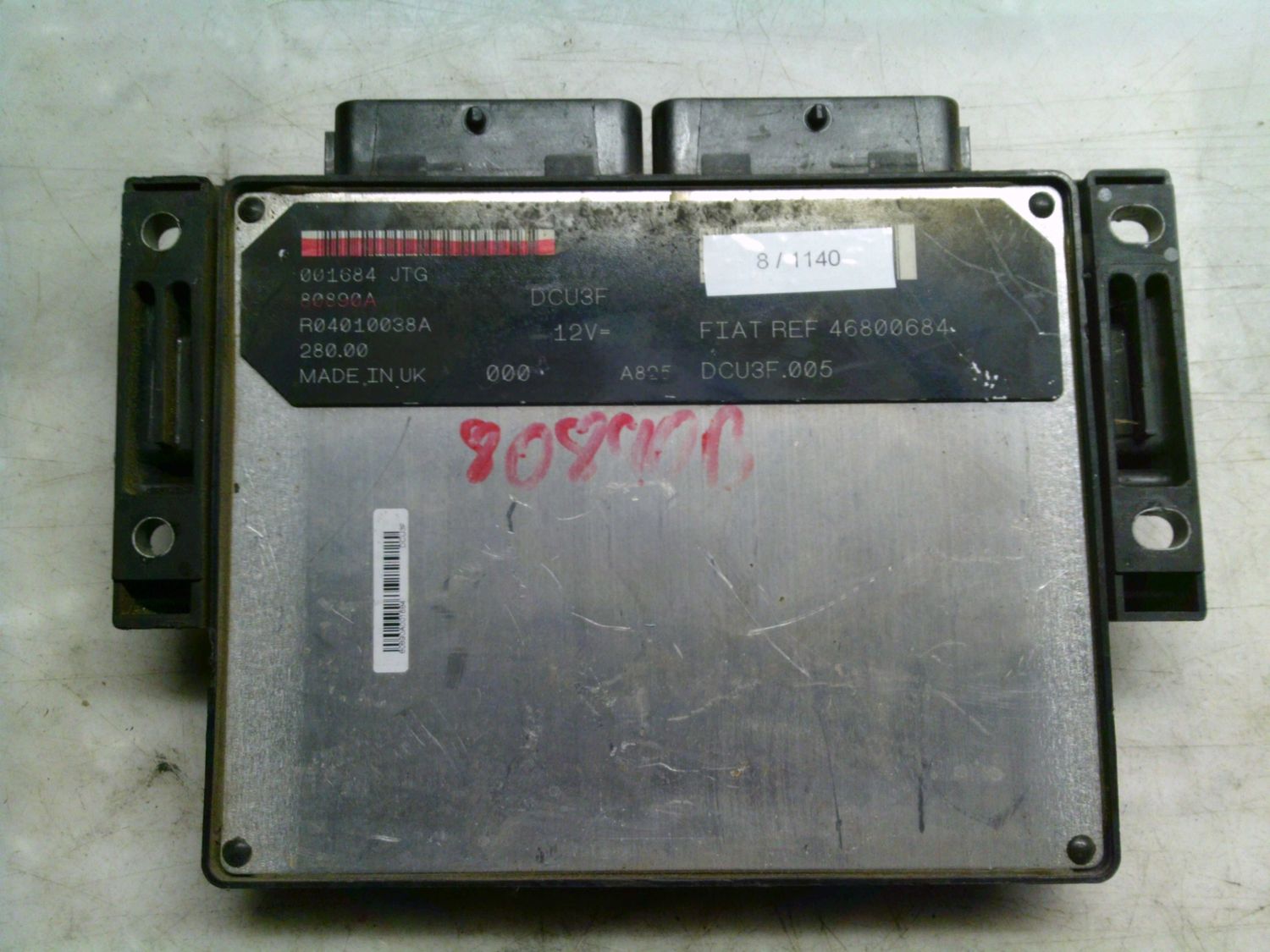 8-1140 Centralina Motore Lucas 46800684 R04010038A DCU3F.005 Alfa Romeo / Fiat / Lancia Diesel Punto 8-1140 Centralina Motore Lucas 46800684 R04010038A DCU3F.005 Alfa Romeo / Fiat / Lancia Diesel Punto