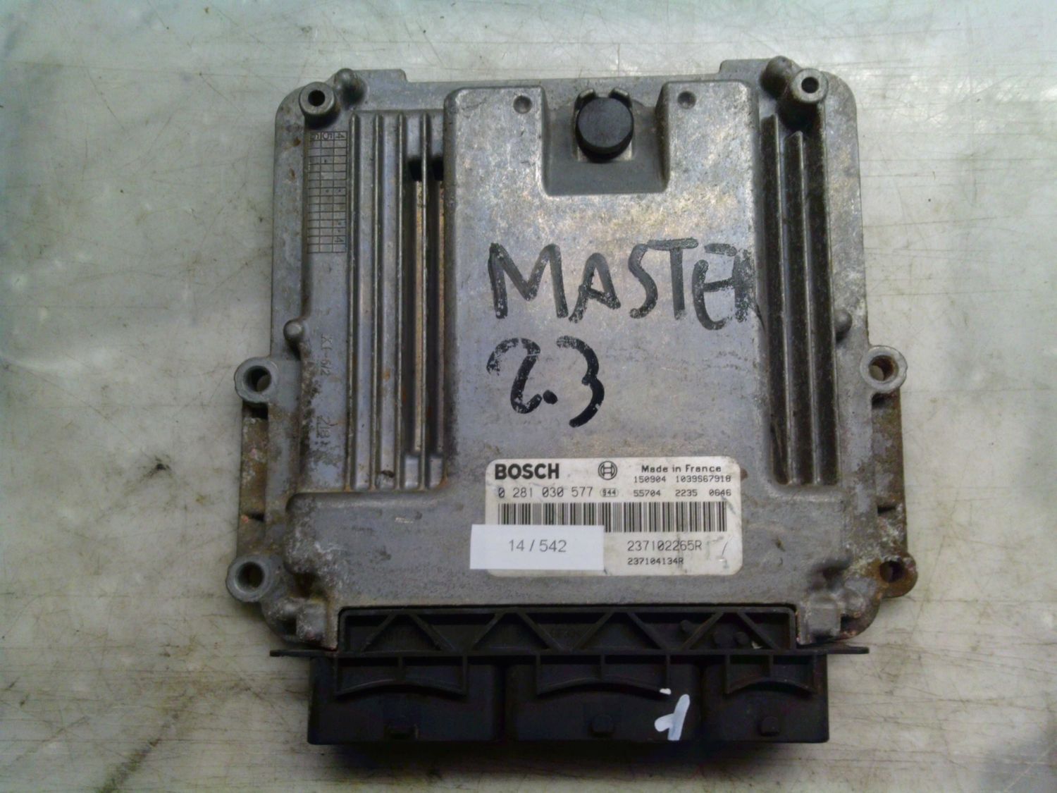 14-542 Centralina Motore Bosch 0 281 030 577 0281030577 237102265R 1039S67918 237104134R RENAULT Diesel MASTER 14-542 Centralina Motore Bosch 0 281 030 577 0281030577 237102265R 1039S67918 237104134R RENAULT Diesel MASTER
