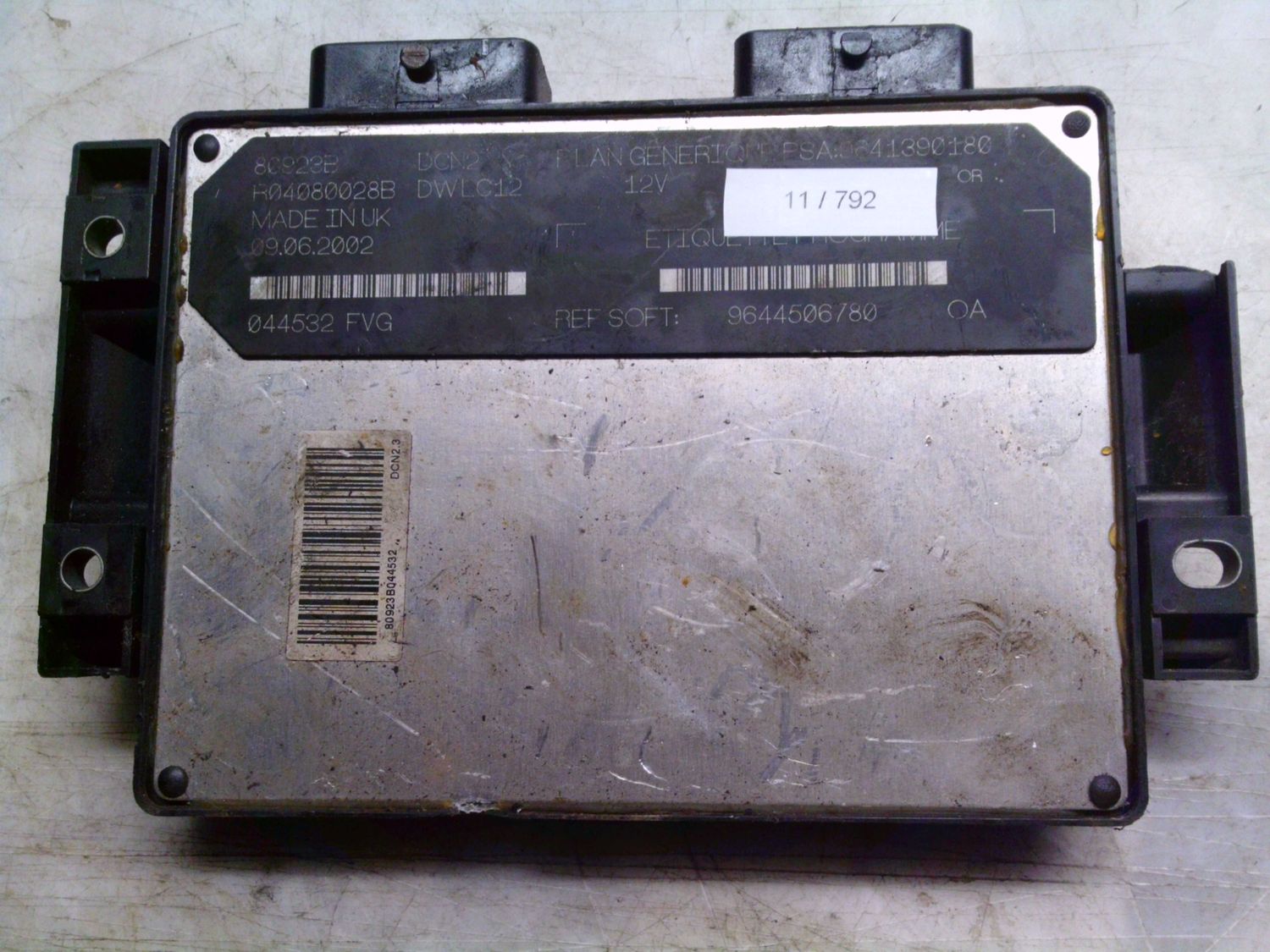 11-792 Centralina Motore Lucas 80923B   9641390180 R04080028B 9644506780 DCN2 Citroen / Peugeot Diesel Varie