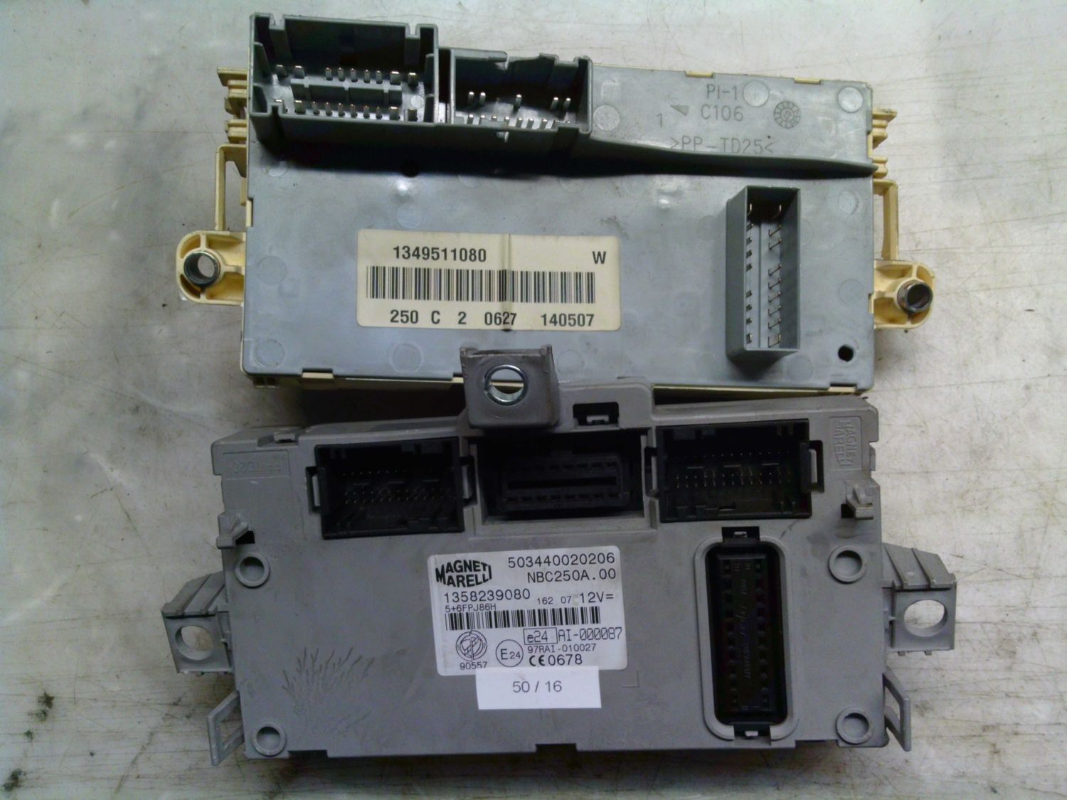 50-16 Body Computer Magneti Marelli 503440020206   NBC250A.00 1358239080 1349511080  Alfa Romeo / Fiat / Lancia Diesel Ducato