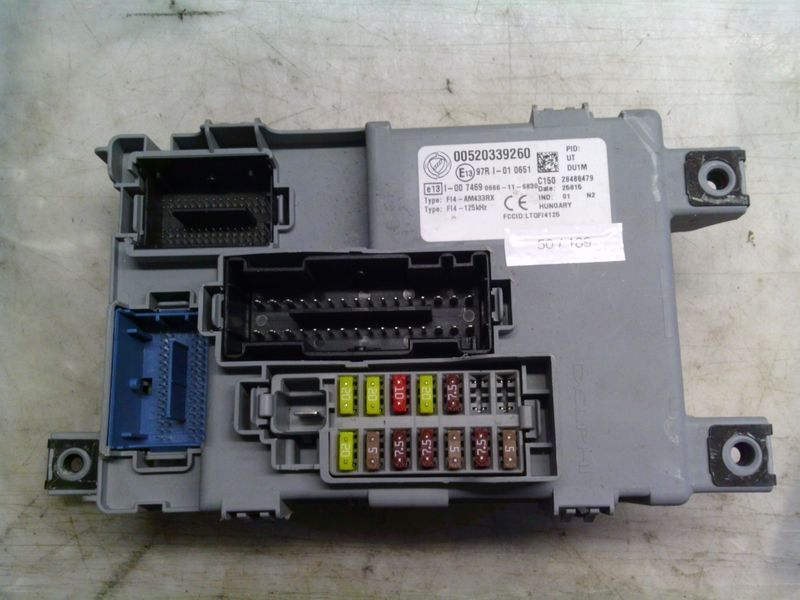50-189 Body Computer Delphi 00520339260   28488479 AM433RX DU1M  Alfa Romeo / Fiat / Lancia Benzina Panda