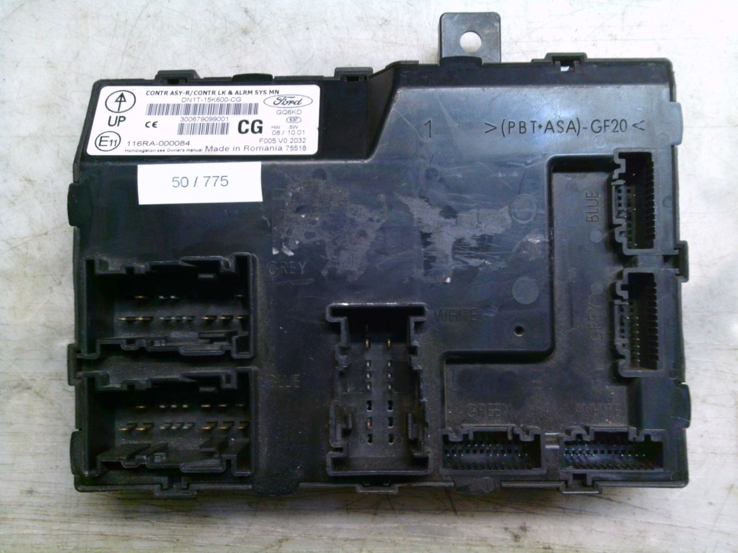 50-775 Body Computer Bosch DN1T-15K600-CG DN1T15K600CG 116RA-00084 Ford C-Max 50-775 Body Computer Bosch DN1T-15K600-CG DN1T15K600CG 116RA-00084 Ford C-Max