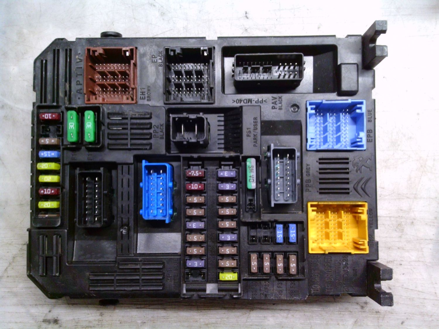 50-786 Body Computer Delphi 9847402480-00 984740248000 28762382 BSI-EL5-CEM00 HW: D7 SW: 8.06 CITROEN / PEUGEOT Benzina VARIE