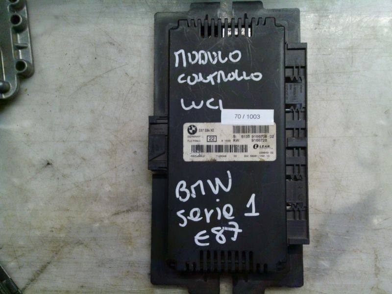 70-1003 Centralina Fari Lear 6135 9166708-02 6135916670802 E87 E9X XE PL2 FRM II  9166728 Bmw  Varie