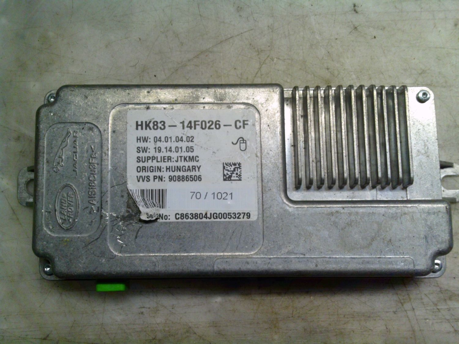 70-1021 Modulo Telecamera Bosch HK83-14F026-CF HK8314F026CF 90886506 Telecamera POSTERIORE  LAND ROVER  EVOQUE