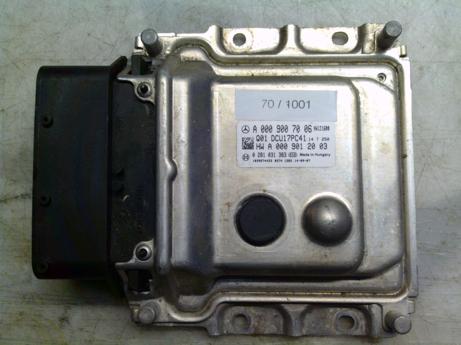 70-1001 Centralina ADBlue Bosch 0 281 031 383 0281031383 A 000 900 70 06 1039S74433 DCU17PC41 Q01 MERCEDES Diesel CLASSE C